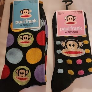 2pk Paul Frank Men’s/women's MATCHING Black Multi-colored